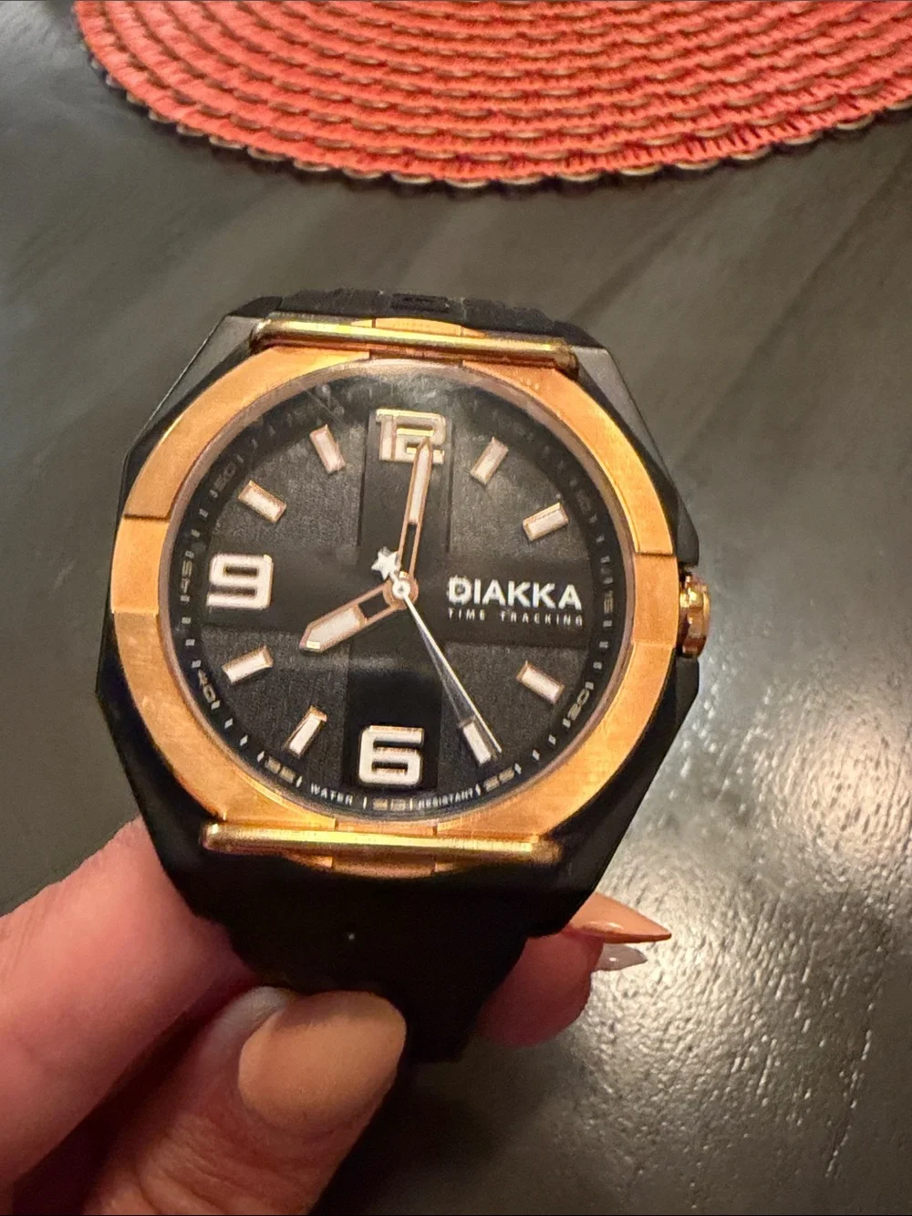 Men’s Black and Gold Sport Watch